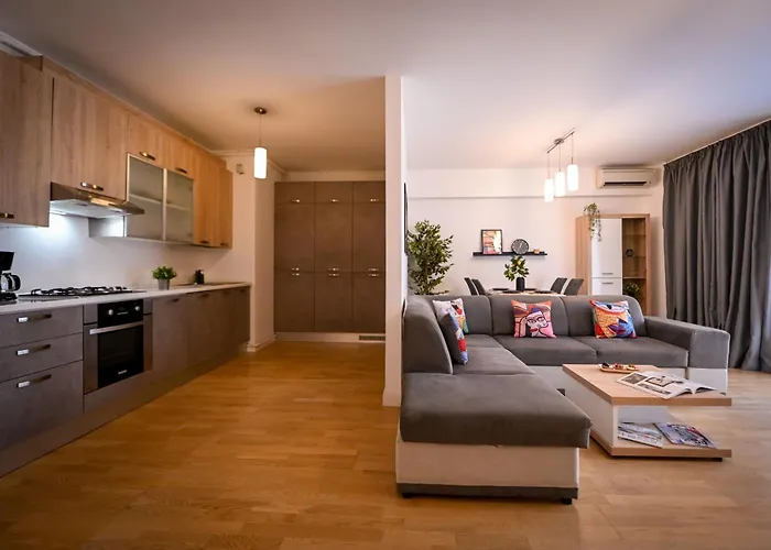 Amazing - Modern 1br With Balcony In Aviatiei Apartman